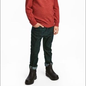 Pine dark green corduroy pants